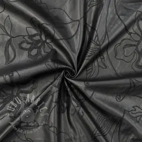Sztuczna skóra odzieżowa Flowers design B