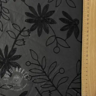 Sztuczna skóra odzieżowa Flowers design C