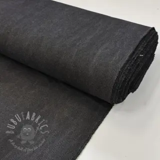Tkanina płótno CANVAS STONEWASHED dark grey