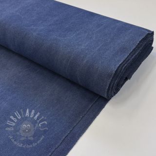 Tkanina płótno CANVAS STONEWASHED navy