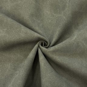 Tkanina płótno CANVAS STONEWASHED army green