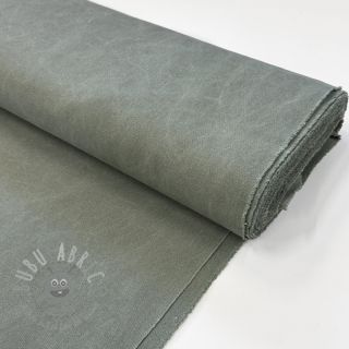 Tkanina płótno CANVAS STONEWASHED sage