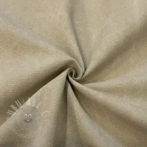 Tkanina płótno CANVAS STONEWASHED beige