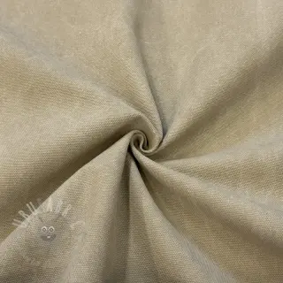 Tkanina płótno CANVAS STONEWASHED beige