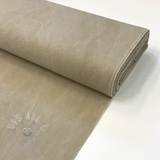 Tkanina płótno CANVAS STONEWASHED beige