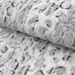 Sztuczne futro Animal skin black