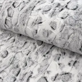 Sztuczne futro Animal skin black