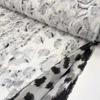 Sztuczne futro Animal skin black