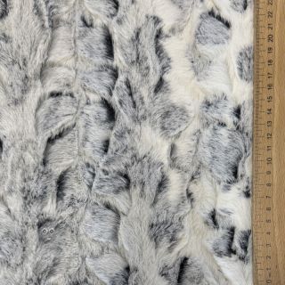 Sztuczne futro Animal skin black