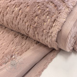 Sztuczne futro FOIL dark rose