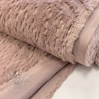 Sztuczne futro FOIL dark rose