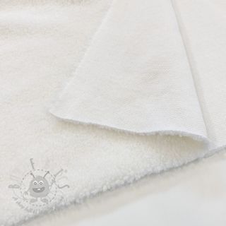 Tkanina płaszczowa TEDDY ecru