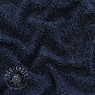 Tkanina płaszczowa TEDDY navy
