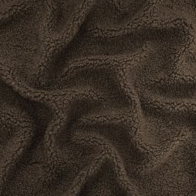 Tkanina płaszczowa TEDDY dark brown