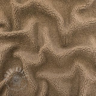 Tkanina płaszczowa TEDDY soft taupe