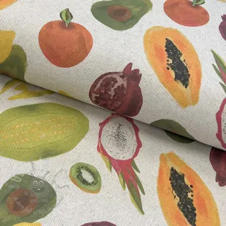 Tkanina dekoracyjna Linenlook Fruit digital print
