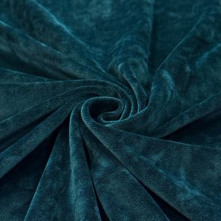 Tkanina elastyczny aksamit VELVET STRETCH petrol