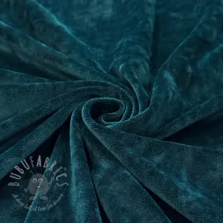 Tkanina elastyczny aksamit VELVET STRETCH petrol