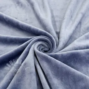 Tkanina elastyczny aksamit VELVET STRETCH blue