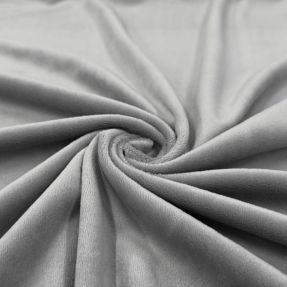Tkanina elastyczny aksamit VELVET STRETCH light grey
