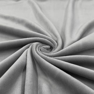 Tkanina elastyczny aksamit VELVET STRETCH light grey