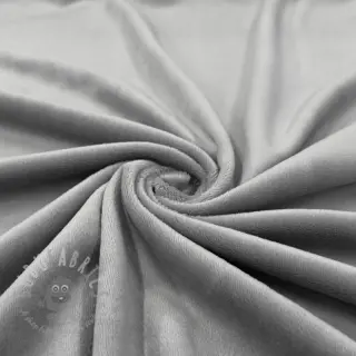 Tkanina elastyczny aksamit VELVET STRETCH light grey