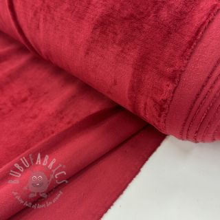 Tkanina elastyczny aksamit VELVET STRETCH red