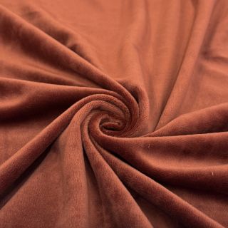 Tkanina elastyczny aksamit VELVET STRETCH brick