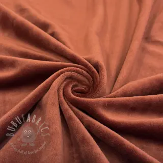 Tkanina elastyczny aksamit VELVET STRETCH brick