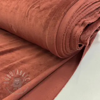 Tkanina elastyczny aksamit VELVET STRETCH brick