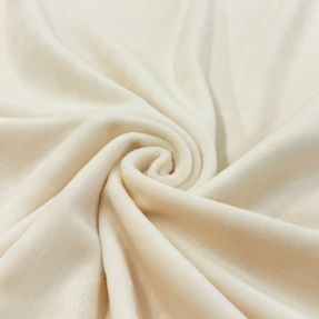 Tkanina elastyczny aksamit VELVET STRETCH ecru