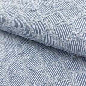 JEANS DENIM Ruffle stripes design A