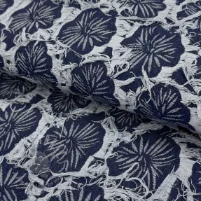 JEANS DENIM Ruffia Flowers design B
