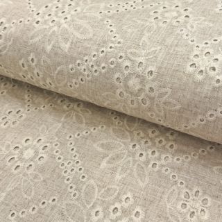 Tkanina wiskozowa z lnem Lucy natural