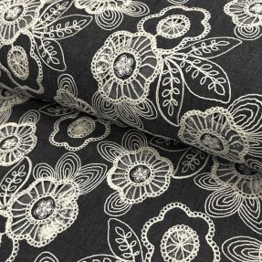 Bawełniana tkanina JEANS EMBROIDERY Niva design C
