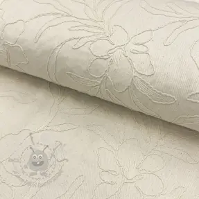 Bawełniana tkanina EMBROIDERY GABARDINE Luana natural