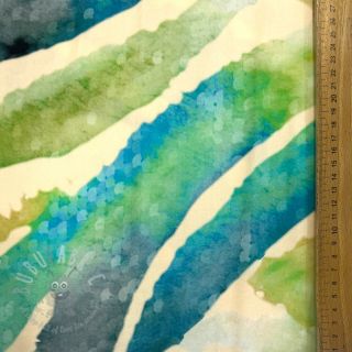 Wiskoza SATIN Chloe blue digital print