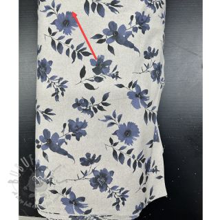 Tkanina dekoracyjna Linenlook Night flowers digital print 2nd class