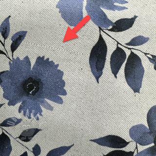 Tkanina dekoracyjna Linenlook Night flowers digital print 2nd class