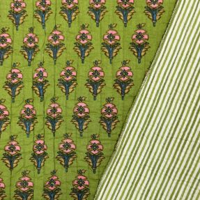 Bawełniana tkanina QUILT Gange vert