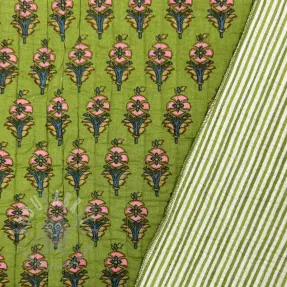 Bawełniana tkanina QUILT Gange vert