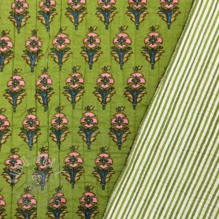 Bawełniana tkanina QUILT Gange vert