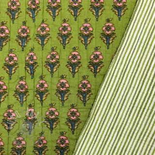 Bawełniana tkanina QUILT Gange vert