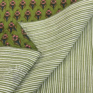 Bawełniana tkanina QUILT Gange vert