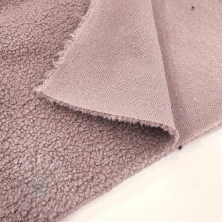 Tkanina płaszczowa TEDDY dark powder