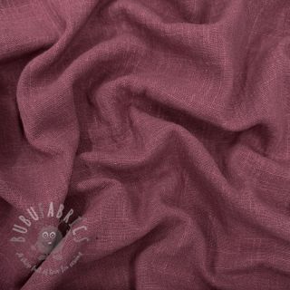 Bawełniana tkanina SLUB WASHED mauve