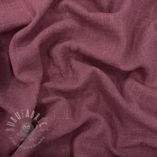 Bawełniana tkanina SLUB WASHED mauve