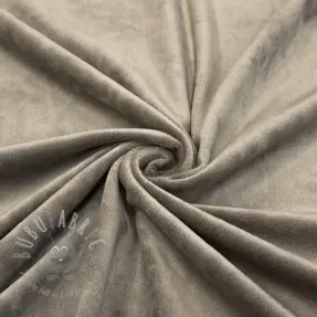 Tkanina elastyczny aksamit VELVET STRETCH taupe