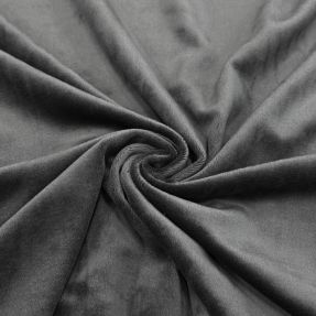 Tkanina elastyczny aksamit VELVET STRETCH dark grey