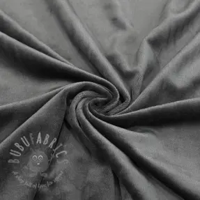 Tkanina elastyczny aksamit VELVET STRETCH dark grey